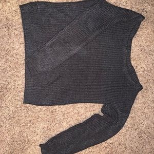 Of the shoulder sweater